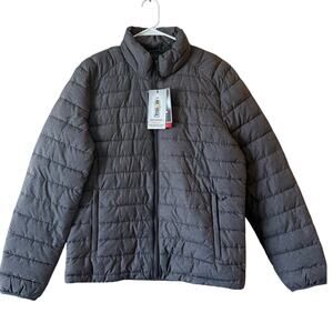 NEW Men's Zeroxposur Dark Gray Lightweight Puffer Jacket sz M